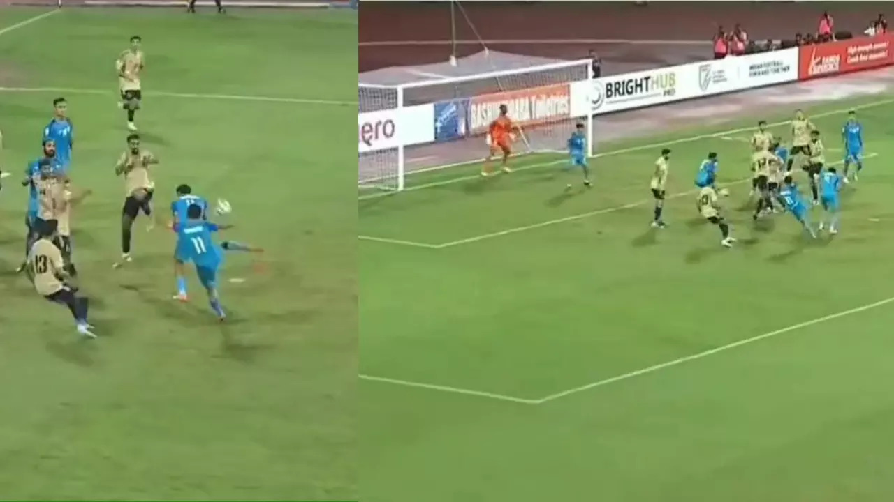 Sunil Chhetri scores right-footed vs Kuwait