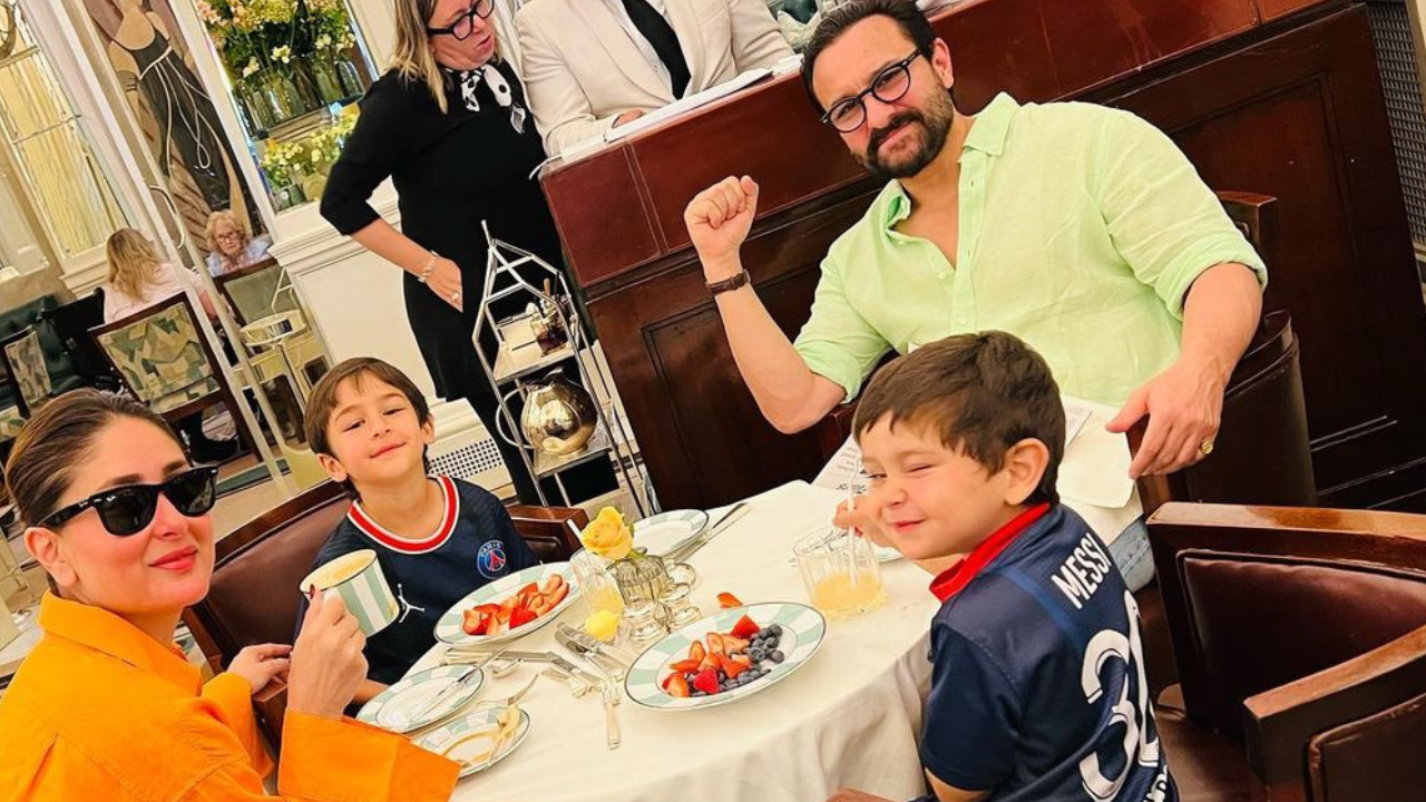 Kareena Kapoor, Saif Ali Khan Enjoy 'Colourful' Breakfast With Taimur, Jeh In London. See PIC