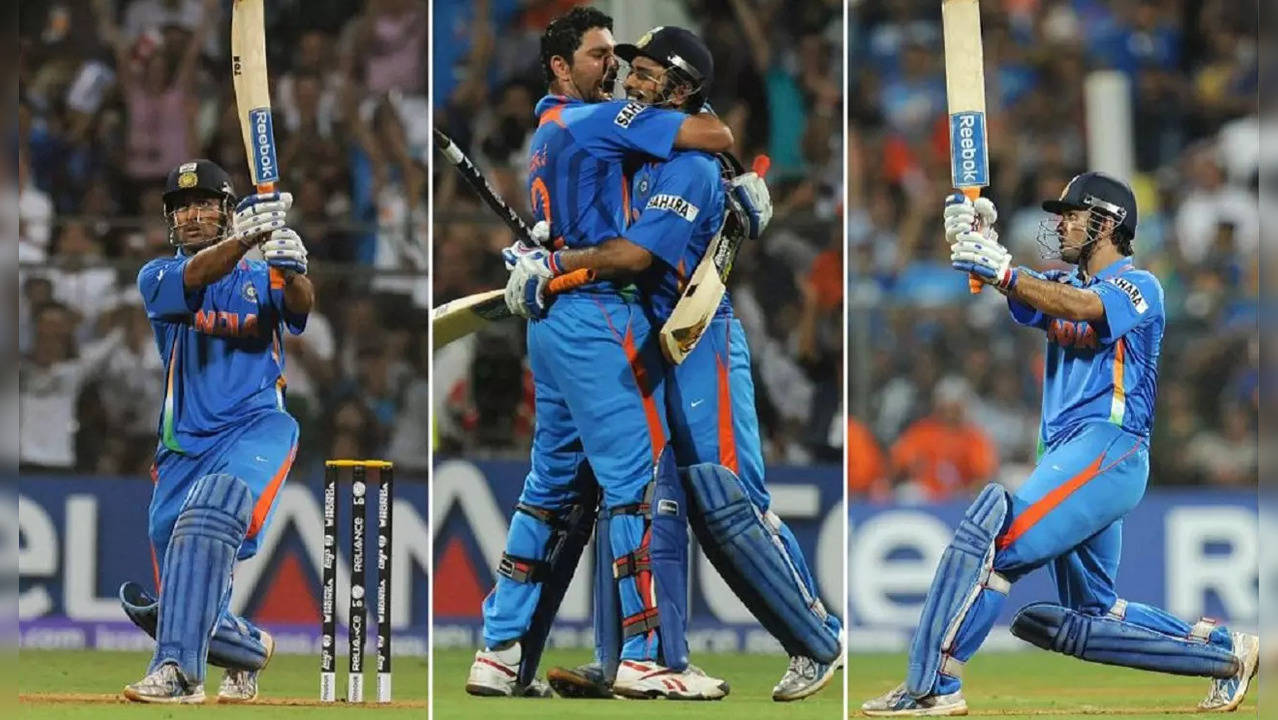 MS dhoni 2011 WC final