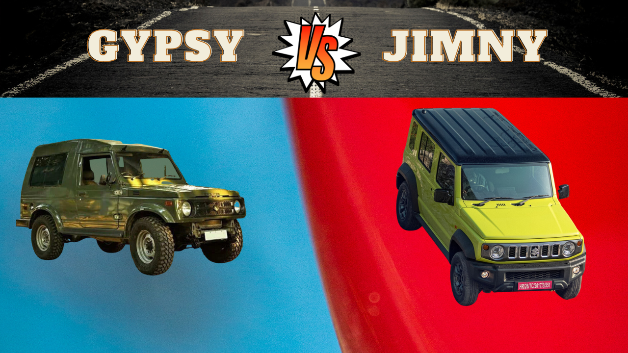 Maruti Suzuki Jimny vs Gypsy: Which SUV is Bigger in Size? New School or Old School?