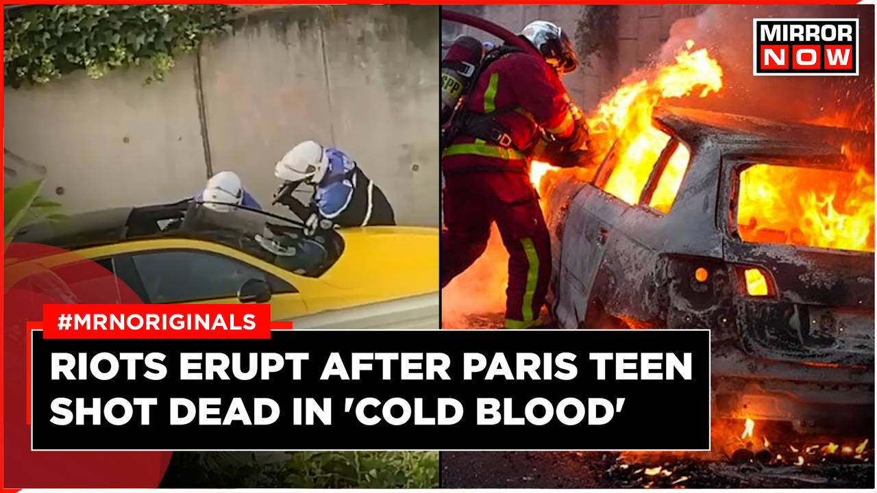 Massive Protests Violence In Paris Suburb After Teen Shot Dead By   101335711 