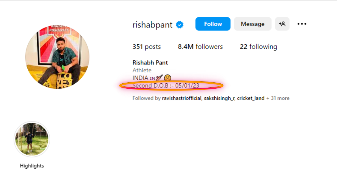 Rishabh pant s mysterious motive behind changing date of birth to 5 01 