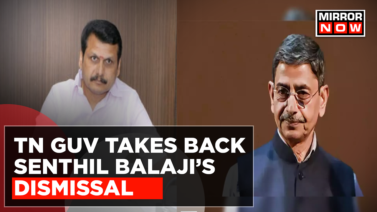 TN Governor Puts Senthil Balaji's Dismissal On Abeyance | Latest News ...