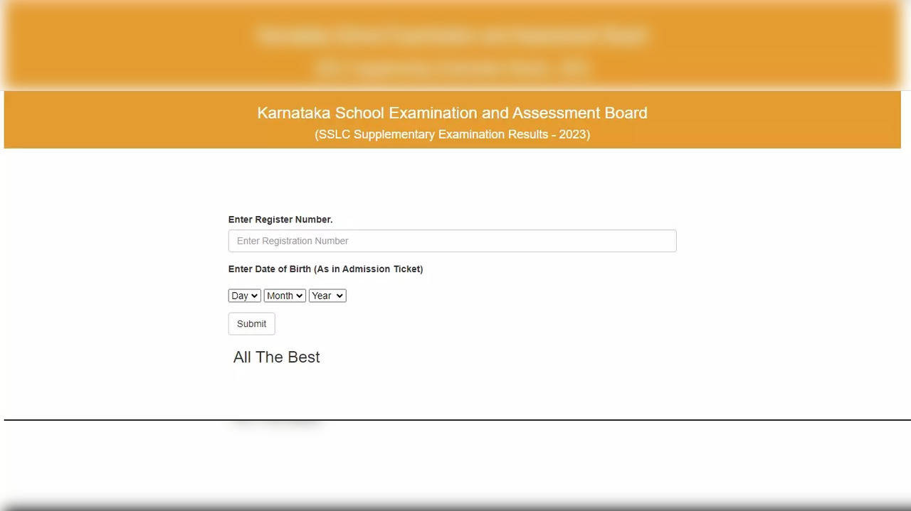 Karnataka Sslc Supplementary Result Declared At Karresults Nic In Direct Link Education