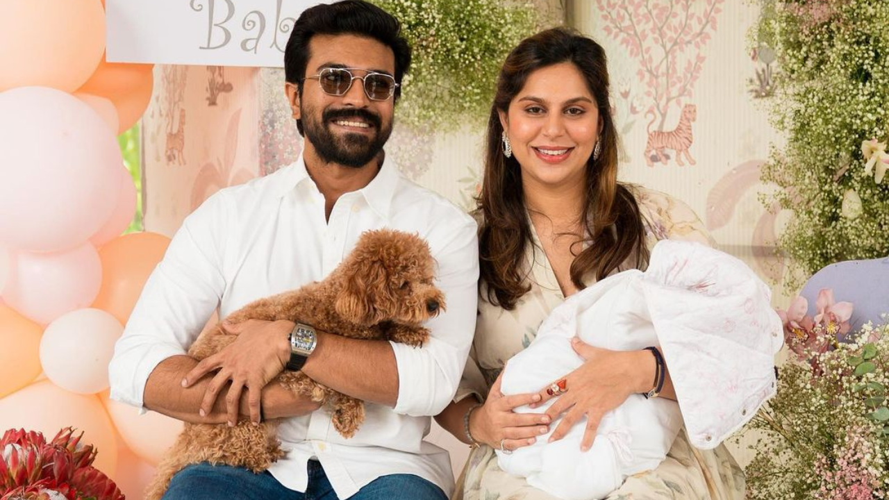 Ram Charan and Upasana Konidela with baby girl