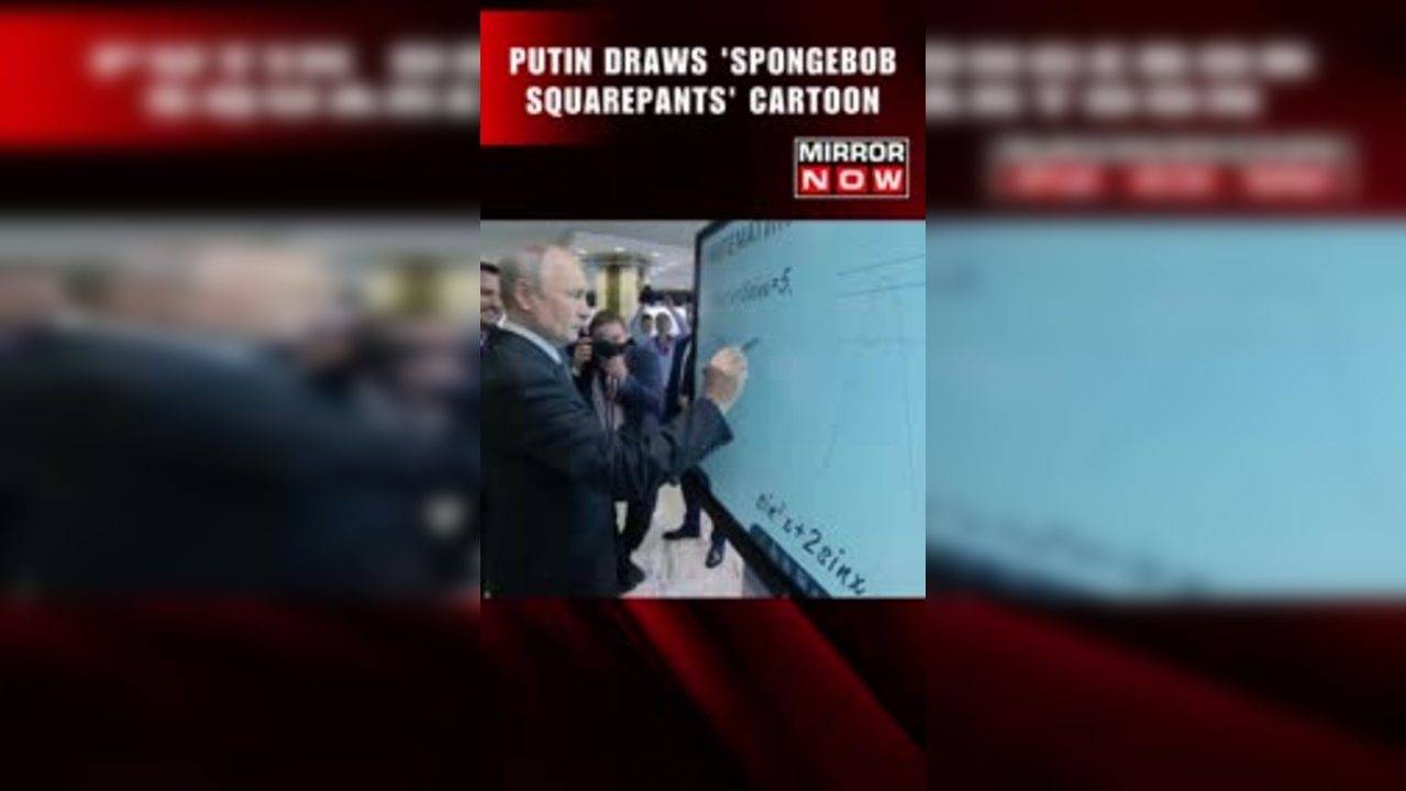 Watch Putin Draws 'SpongeBob SquarePants' Cartoon Times Now