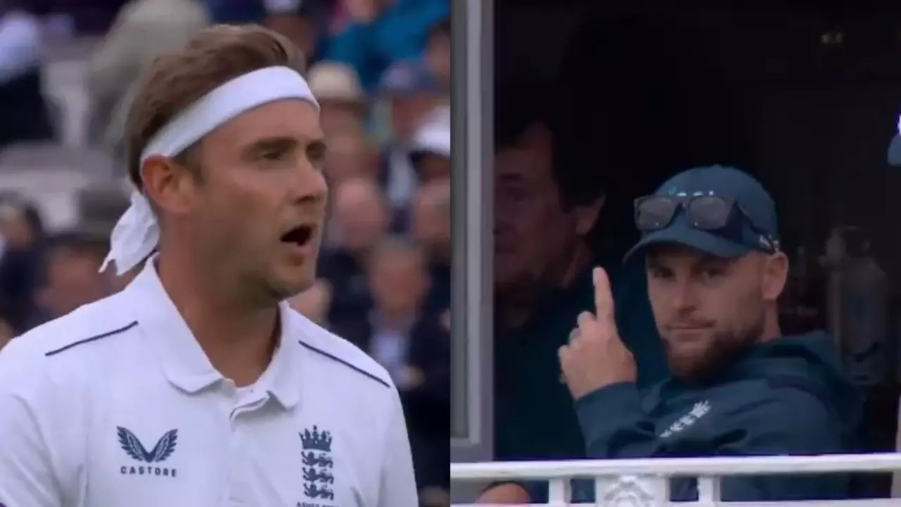 Ashes 2023, 2nd Test| WATCH: Stuart Broad Seethes In Anger After Brendon McCullum's Signal From Lord's Balcony