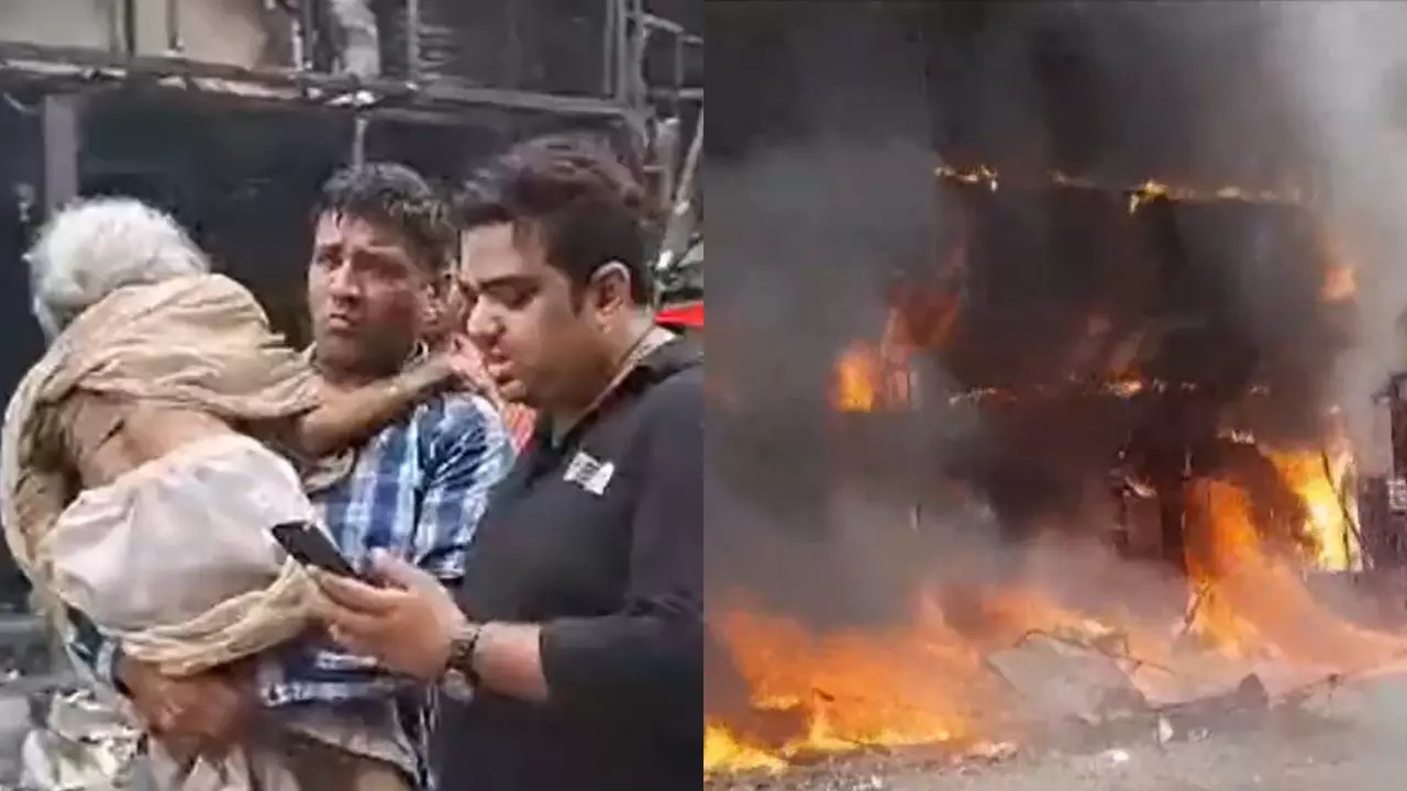 Geeta colony Fire