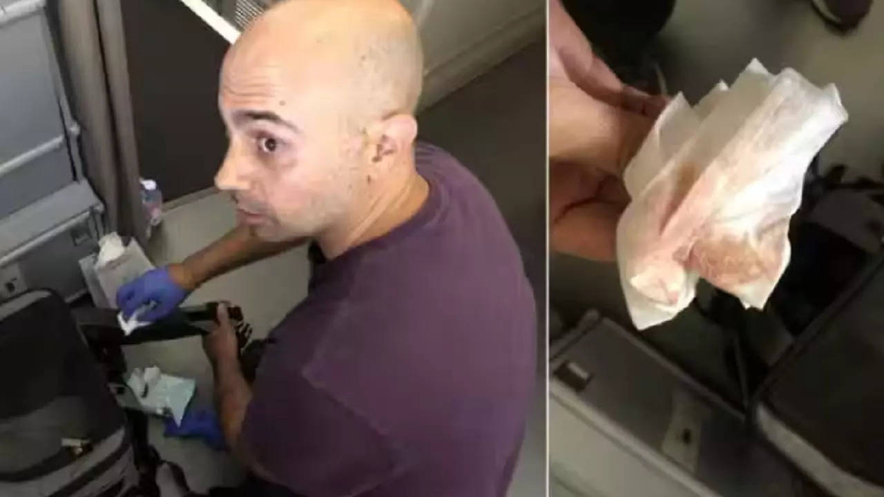 'Passenger Had Haemorrhaged on Flight', Air France Flyer Got Shock of His Life After Spotting Blood-Soaked Carpet Inside Aircraft, Tweets Pics