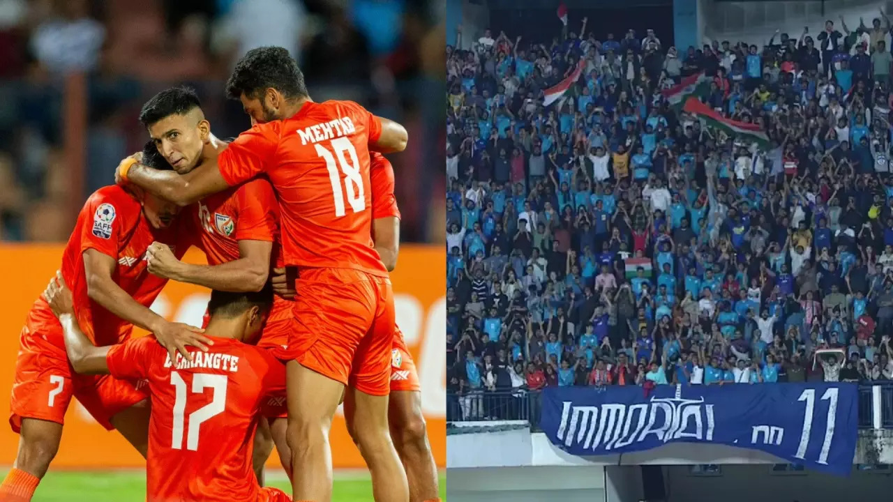 WATCH: Goosebumps! Bengaluru Crowd Sings Vande Mataram After India Defeat Kuwait In SAFF Championship Final