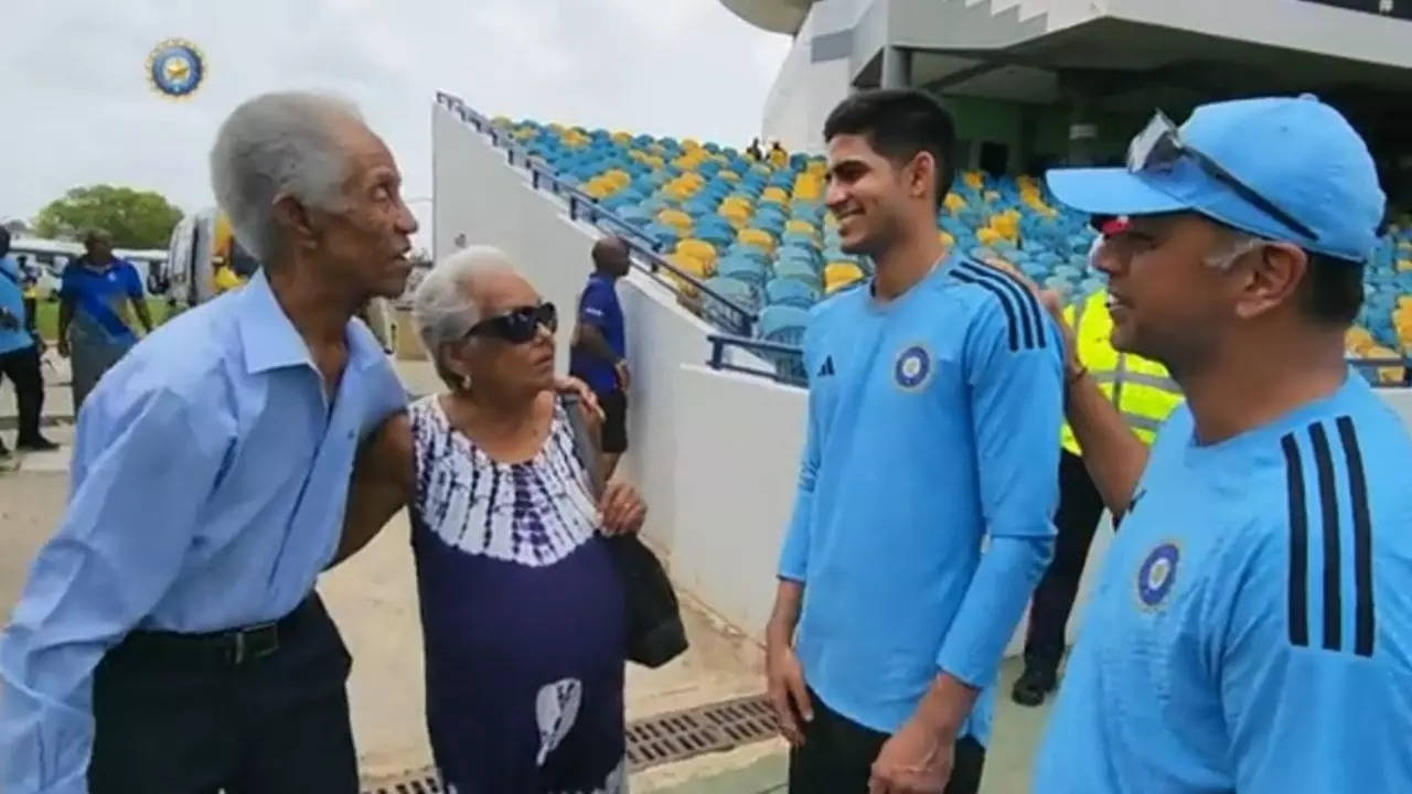 I Saw...: Sir Garfield Sobers Has Epic Reaction After Meeting Shubman Gill Ahead Of IND vs WI 1st Test | WATCH