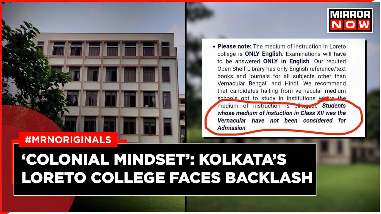 Kolkata Loreto College Issues Apology Over ‘English’ Medium Admission