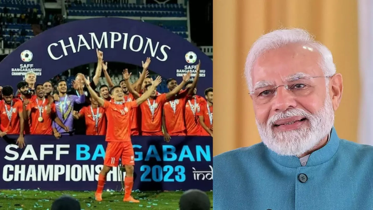 PM Modi Lauds India's Performance In SAFF Championship