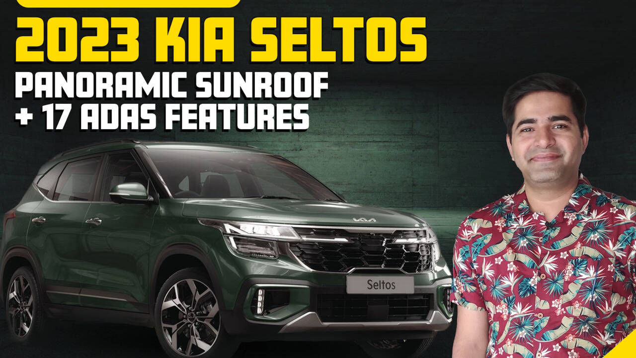 2023 Kia Seltos Panoramic Sunroof 17 ADAS features Detailed
