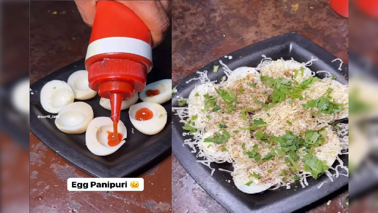 Egg pani puri video is going viral