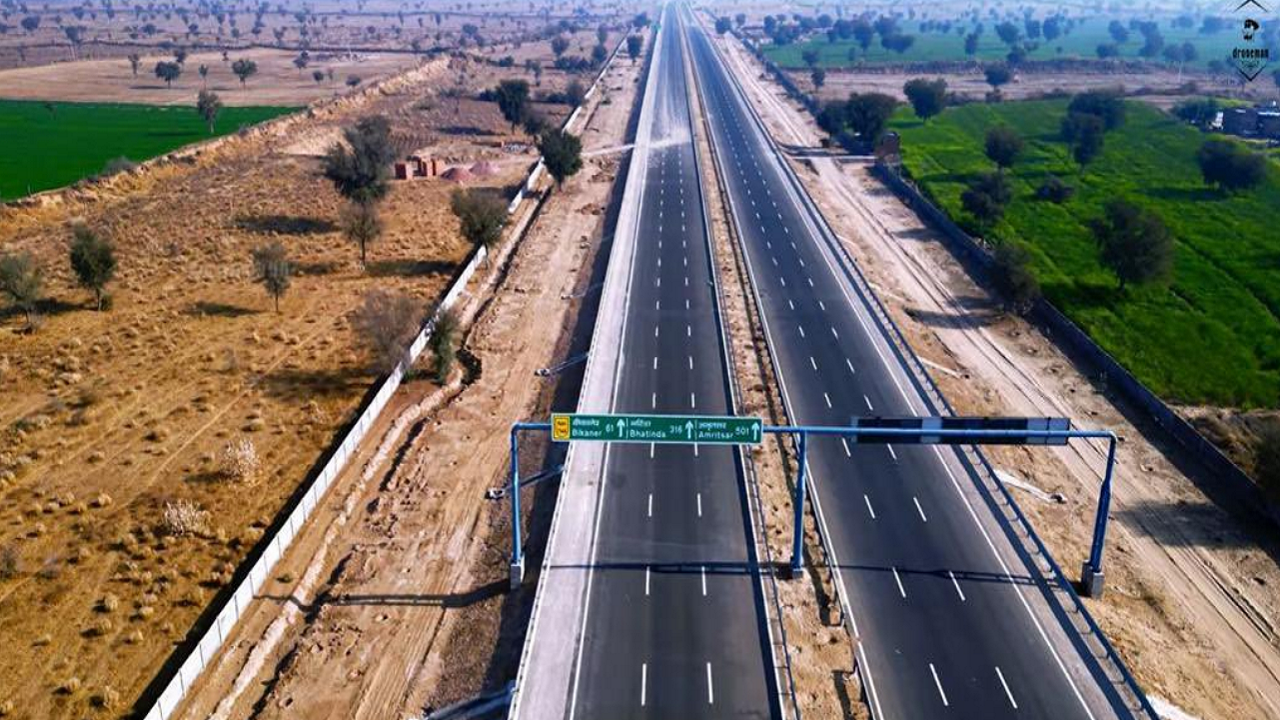 Rajasthan Segment Of Amritsar-Jamnagar Greenfield Expressway To Be Inaugurated On July 8