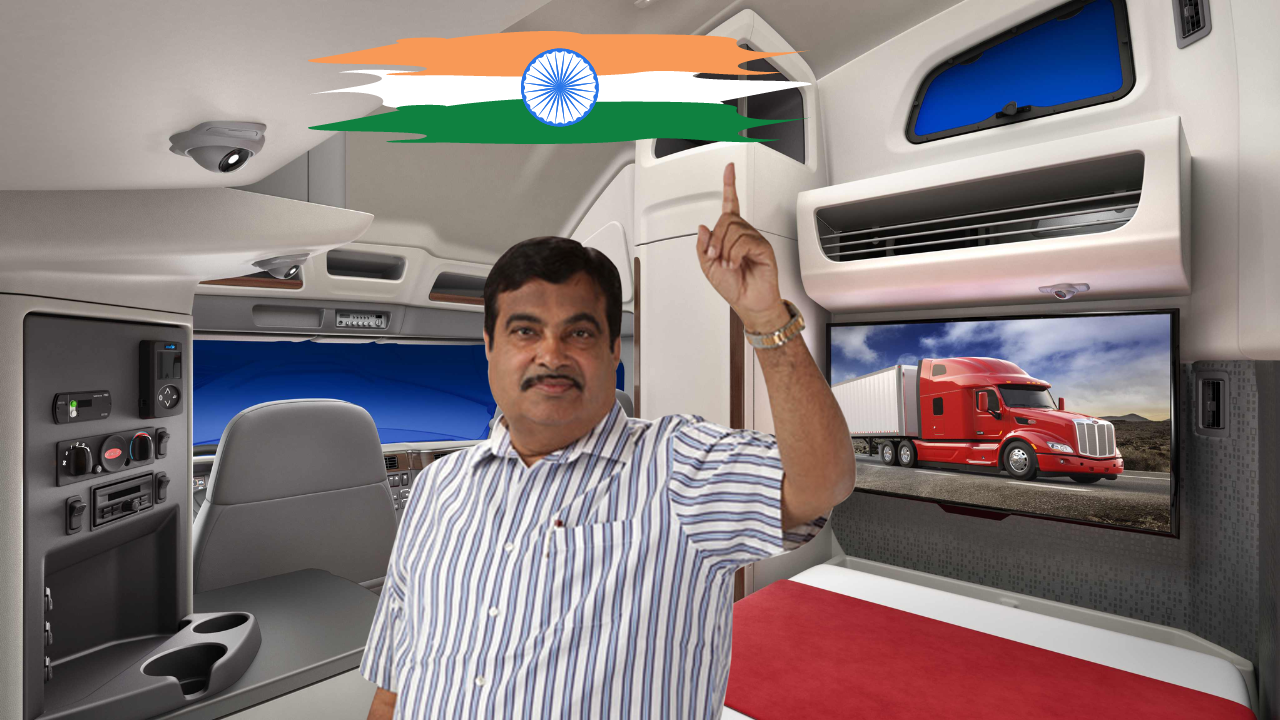 Nitin Gadkari approves draft notification within a month of sharing proposal for mandatory ACs in Indian trucks.