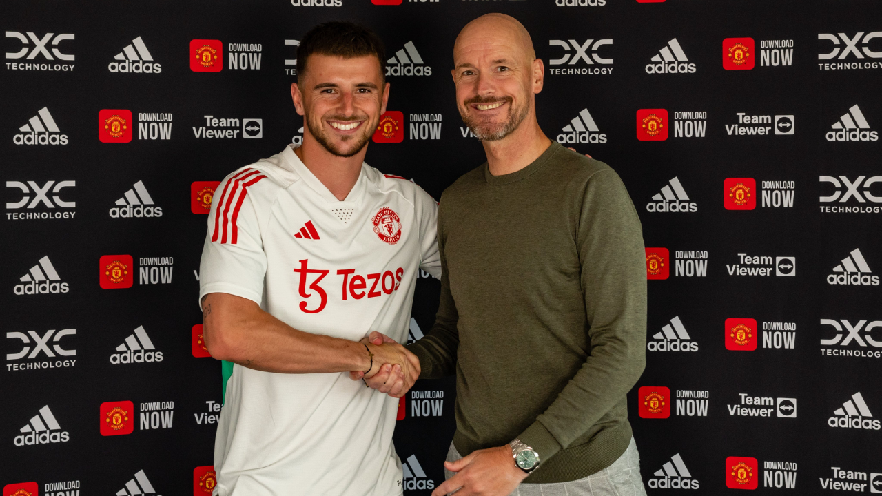 Mason Mount and Erik Ten Hag