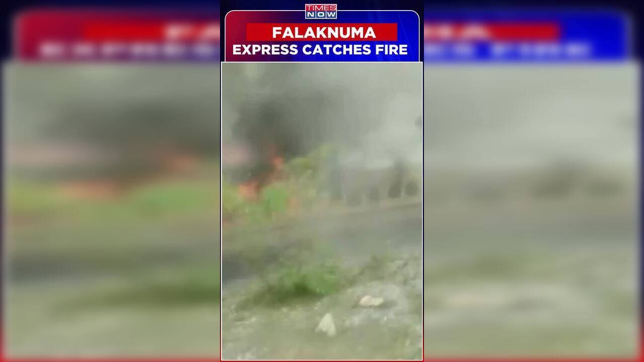 Falaknuma Express Catches Fire Near Hyderabad