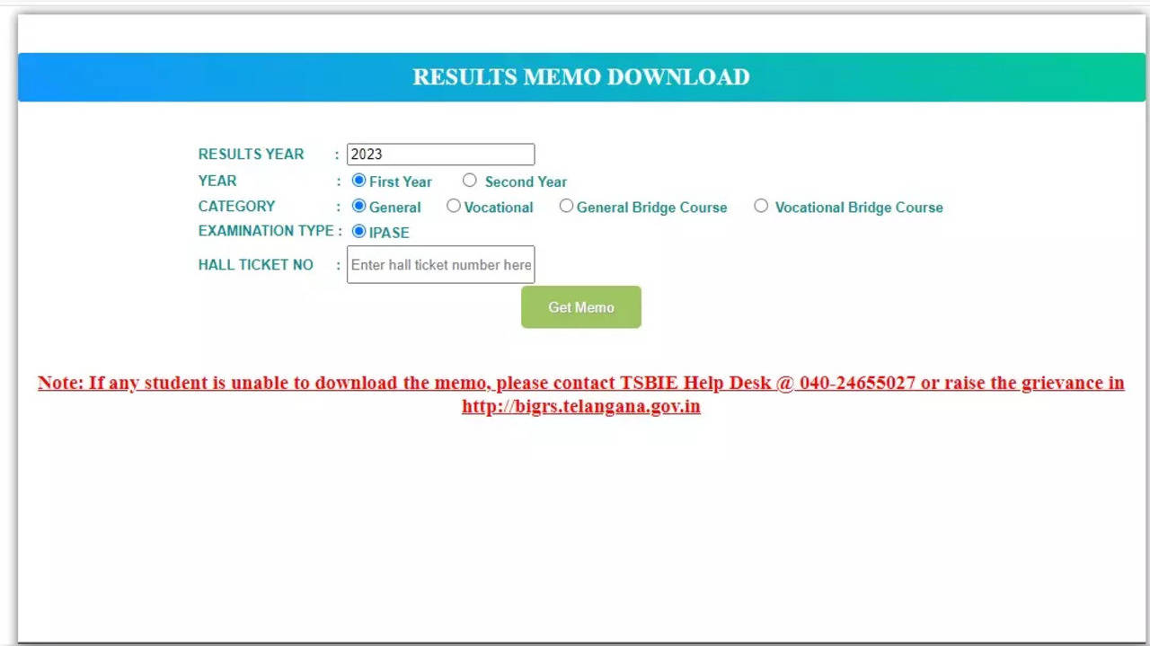 TS Inter Supplementary Result 2023 Declared