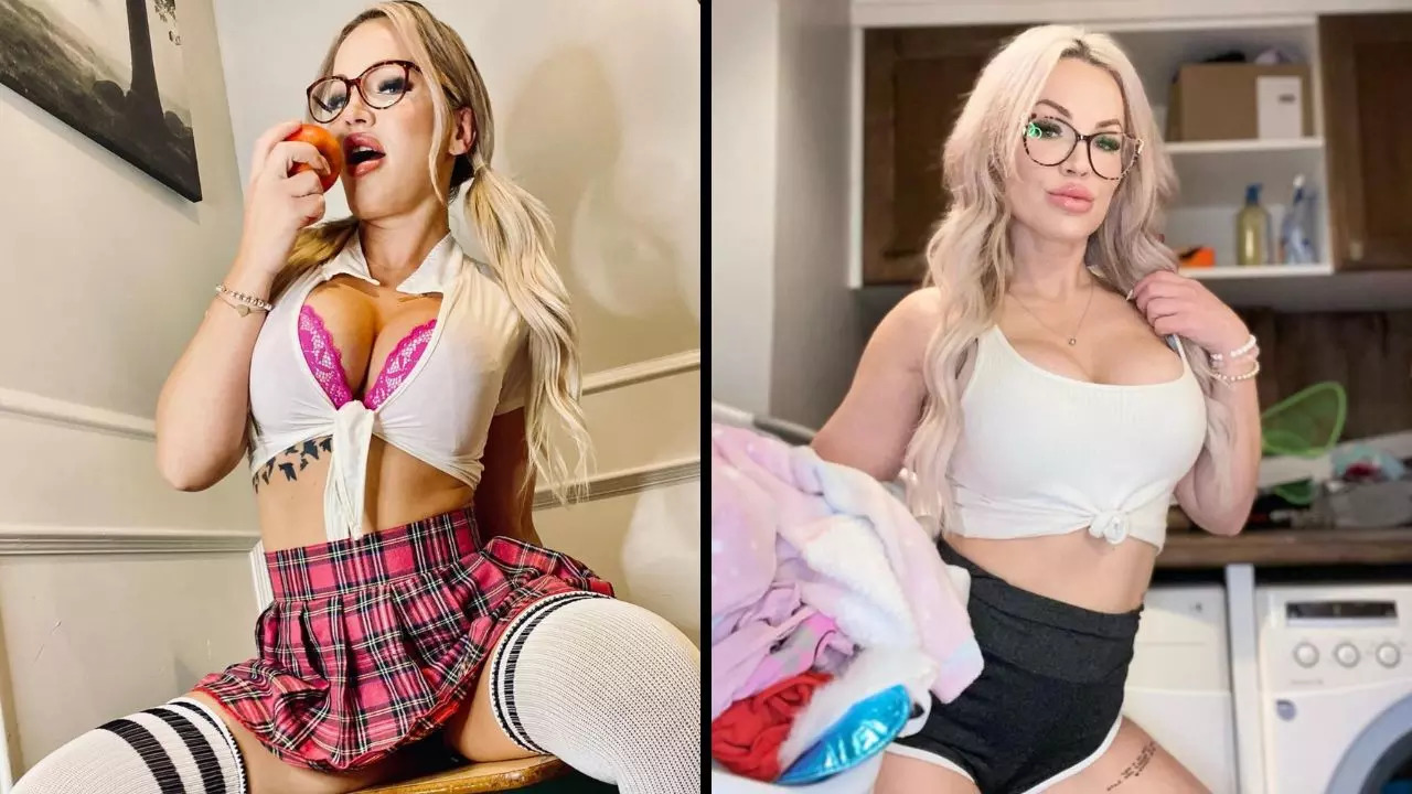 Viral Canadian teacher Kristin MacDonald has been fired over her OnlyFans account | Image courtesy: Ava James via Instagram