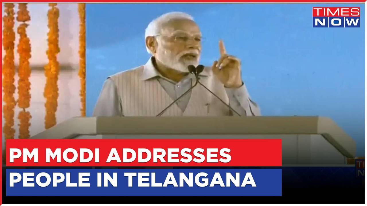 PM Modi Launches Projects Worth Rs 6,100 Crore In Telangana, Addresses ...