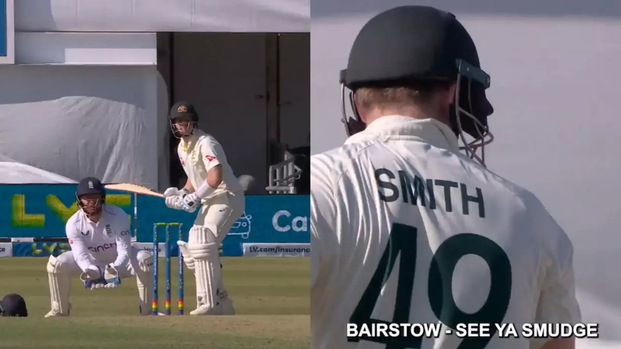 Bairstow Sledges Smith After His Dismissal In 3rd Test