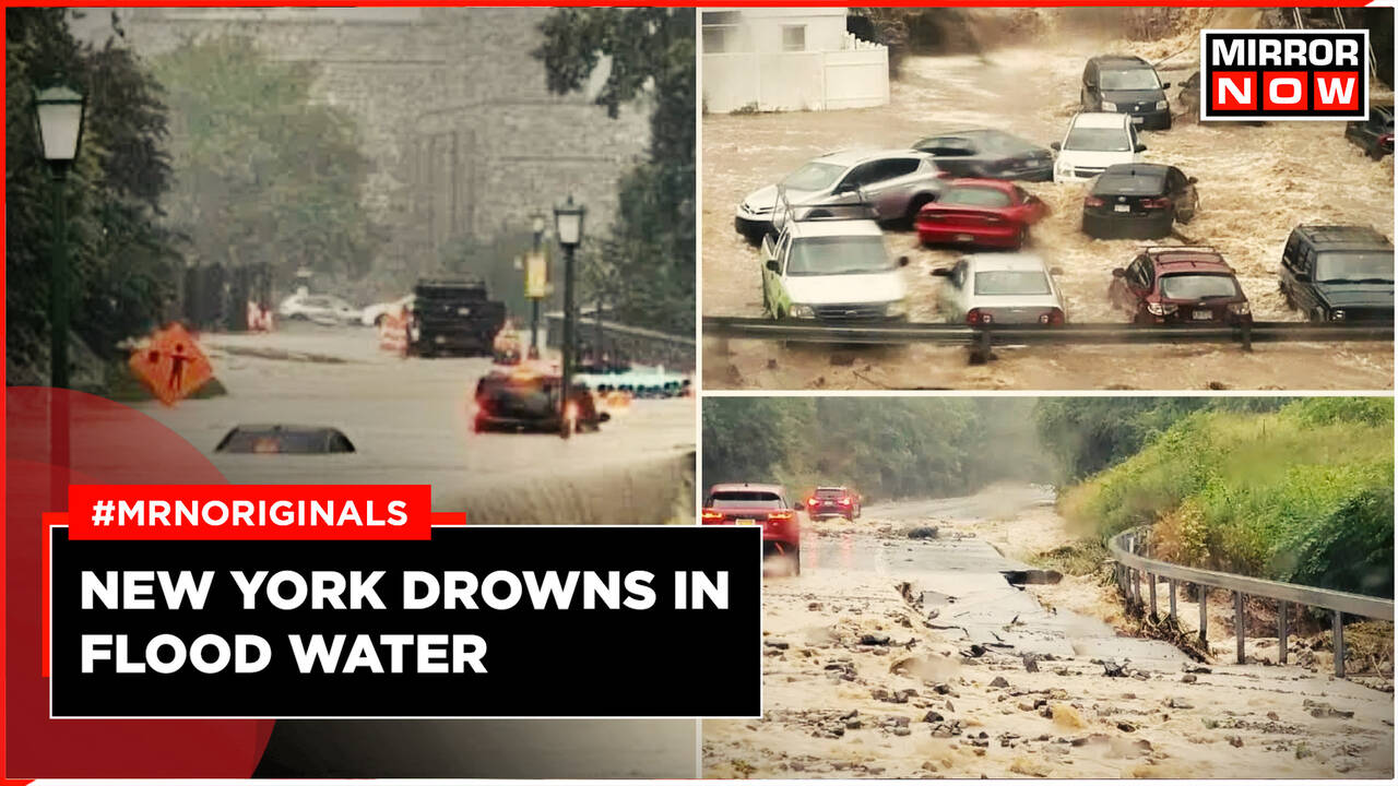 New York Drowns In Flood Water Times Now