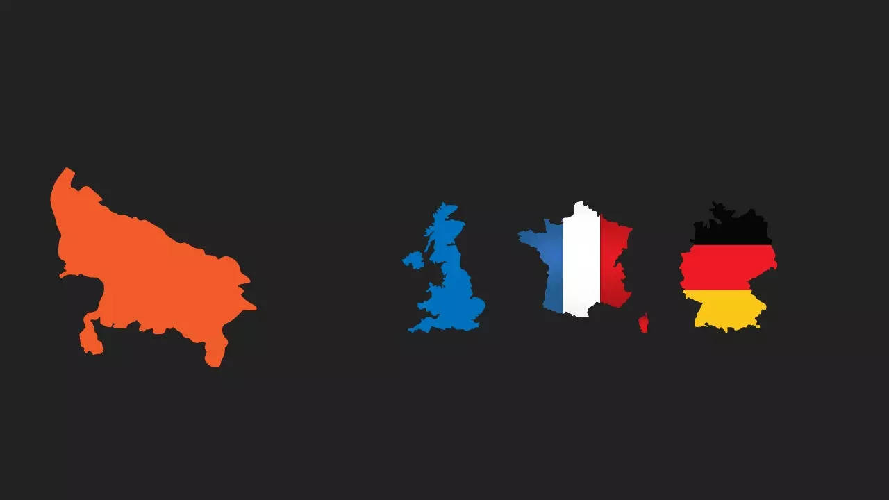 Uttar Pradesh has a population larger than the UK, France and Germany combined