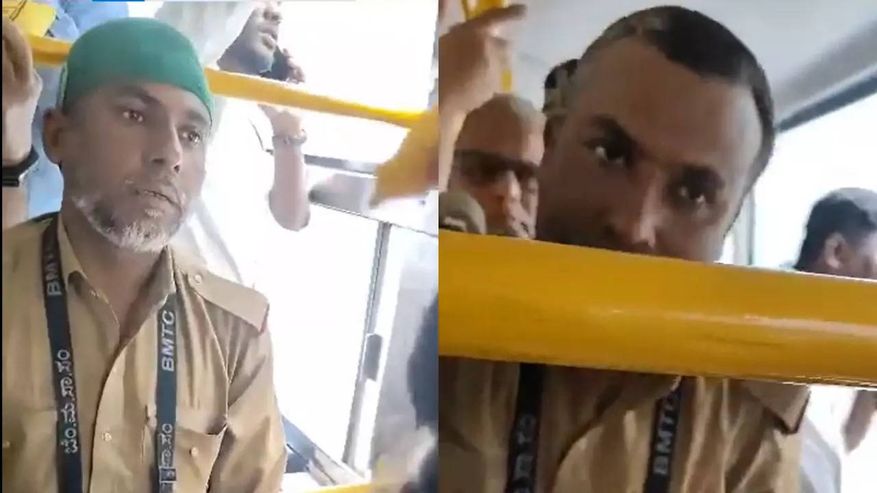 Woman passenger objects to BMTC bus conductor wearing skull cap