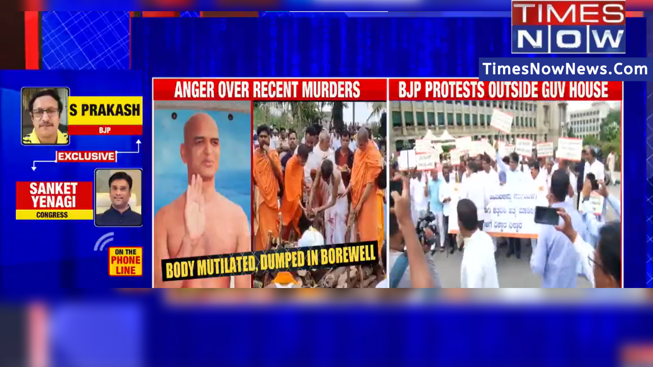 'A murder every day...' - BJP fires fresh salvo at Congress govt in Karnataka, demands CBI probe | Jain Muni murder case Karnataka