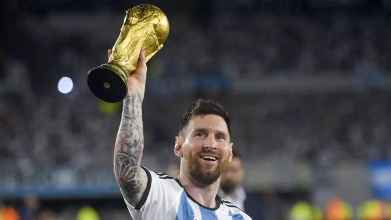 Messi Argentina 3 Stars jersey world cup champions – Brands & Trends