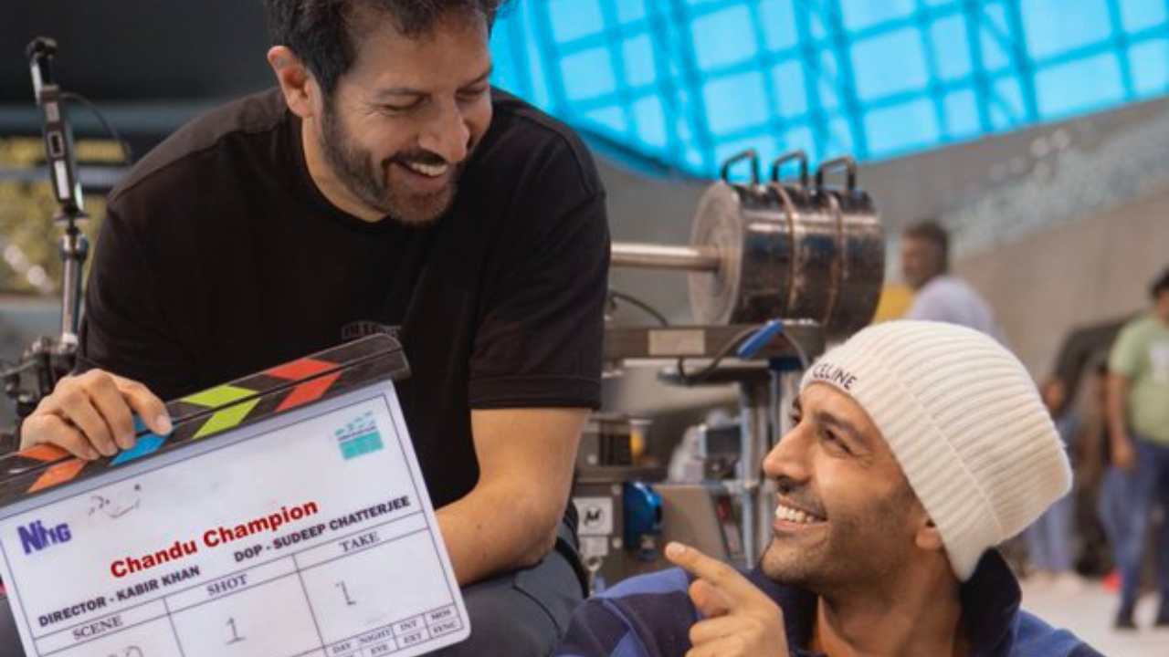 Amid Satyaprem Ki Katha Success, Kartik Aaryan ANNOUNCES New Project With Kabir Khan. Shares BTS Pic