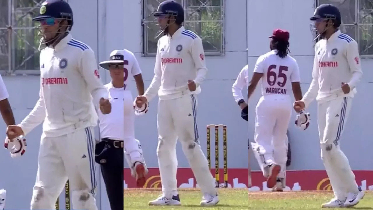 Shubman Gill Hilarious Dance Moves IND vs WI 1st Test.