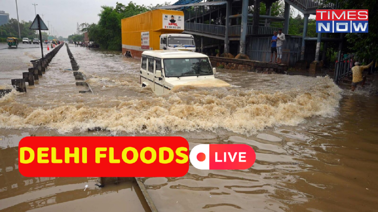 Delhi Floods 3 Teens Drown While Trying to Swim in Flood Water in Northeast Delhi Rajghat ITO Flooded Faridabad on Red Alert