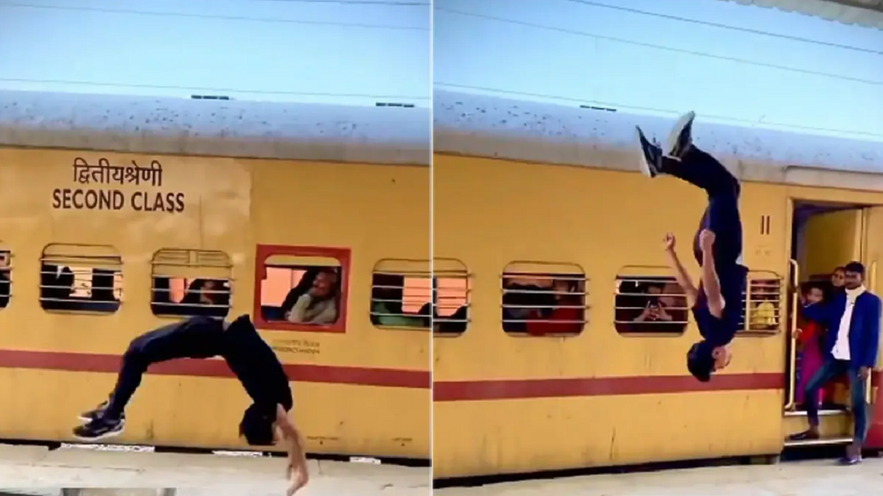 Bihar Boy Arrested For Performing Cartwheels At Railway Platform