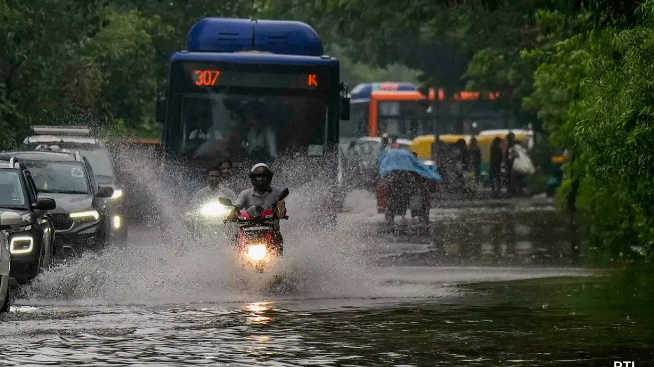 Delhi Rain.