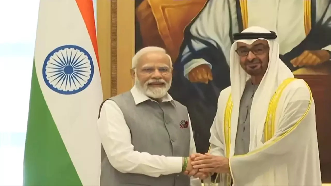 PM Modi meets UAE President