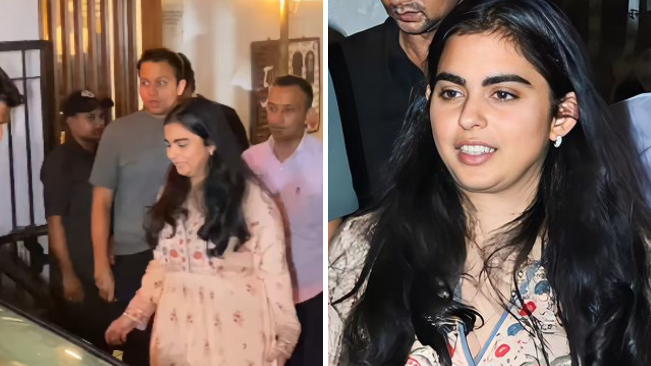 Isha Ambani Is All Smiles After Casual Dinner Date With Hubby Anand ...