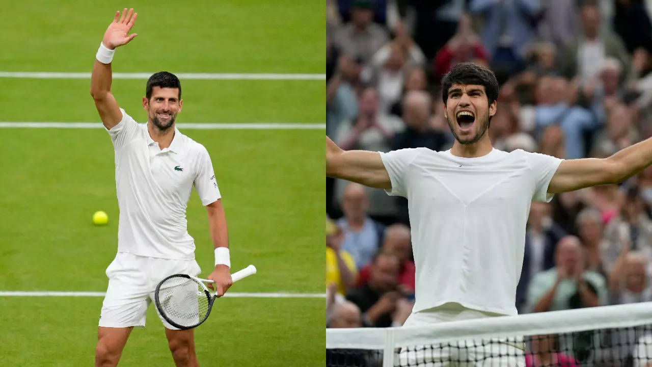 Novak Djokovic VS Carlos Alcaraz Live Streaming When And Where To Watch 2023 Wimbledon Final Online and TV In India? Tennis News, Times Now
