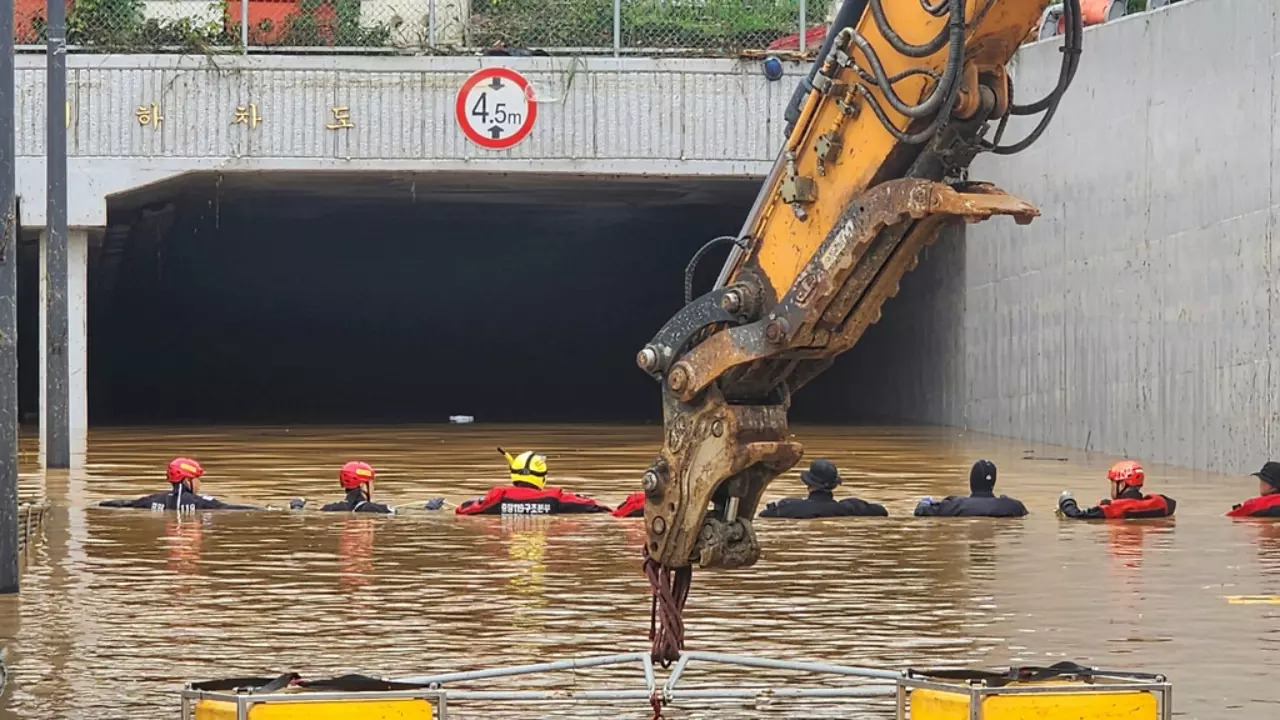 South Korea floods