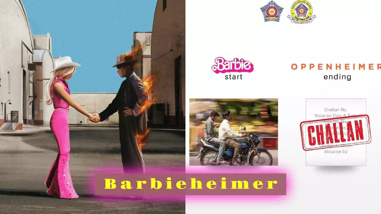 Mumbai Police Joins Barbieheimer trend