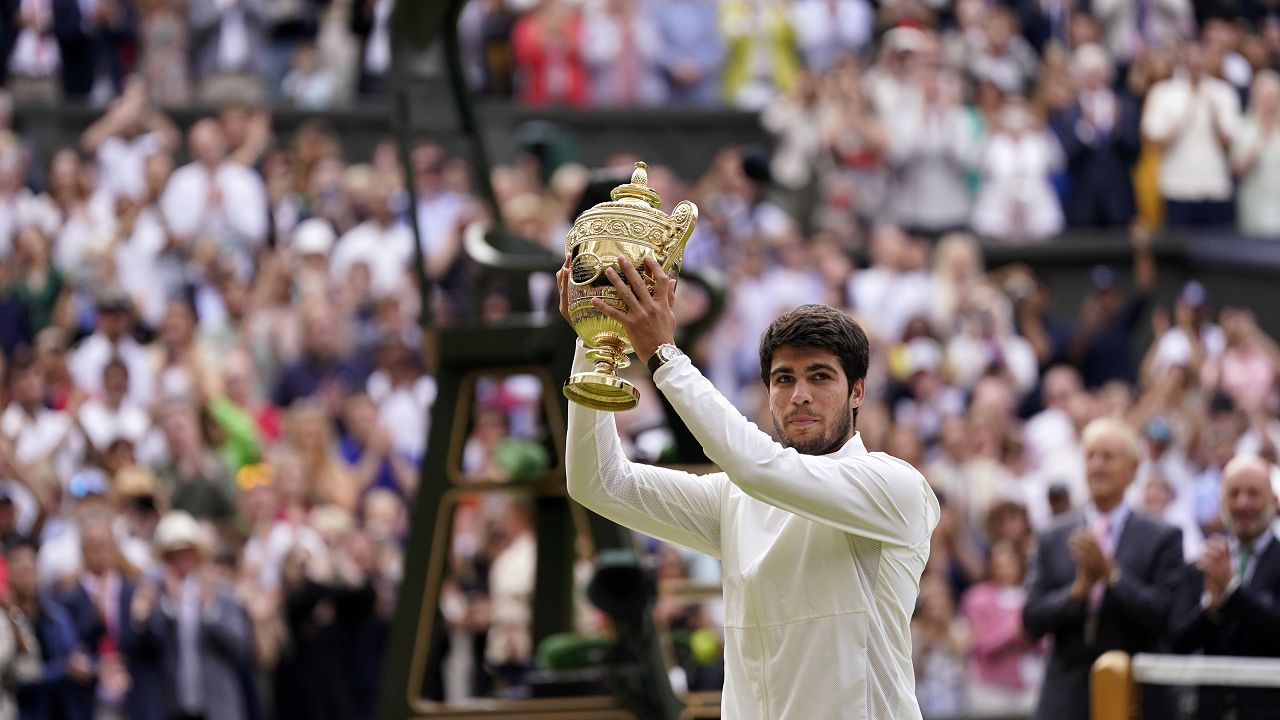 Carlos Alcaraz Ends Novak Djokovic S Wimbledon Domination To Seal Maiden Title In Classic Final