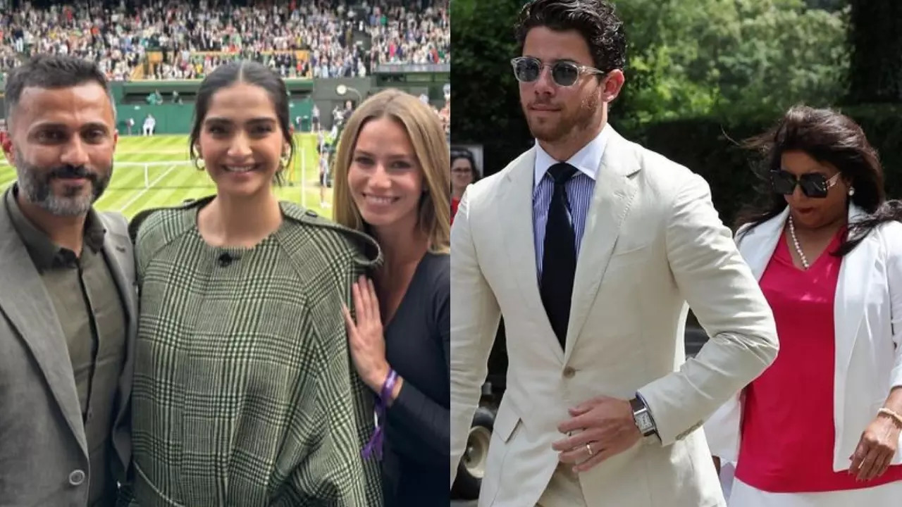 Wimbledon Final 2023: Sonam Kapoor Attends In Style, Nick Jonas Arrives With MIL Madhu Chopra