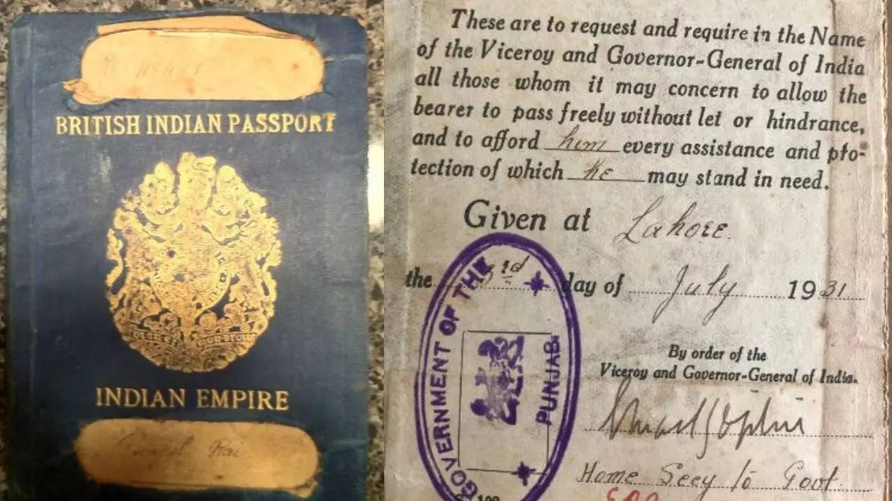 Old-British-Indian-Passport-Viral