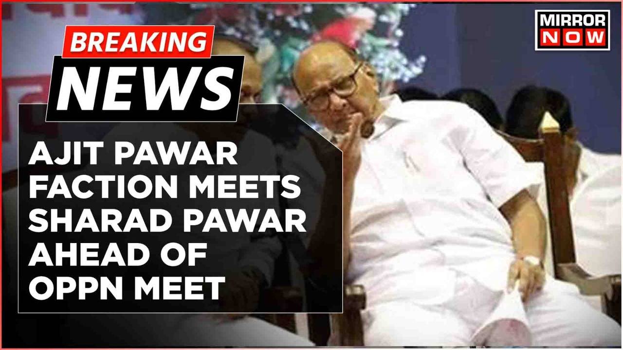 Breaking News Ahead Of Nda And Opposition Meet Ajit Pawar Meets Sharad Pawar In Mumbai To Unite 2493