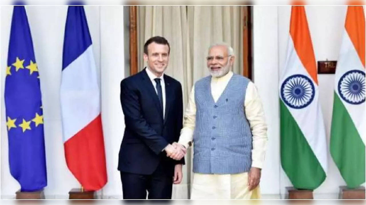 ​PM Modi and French President