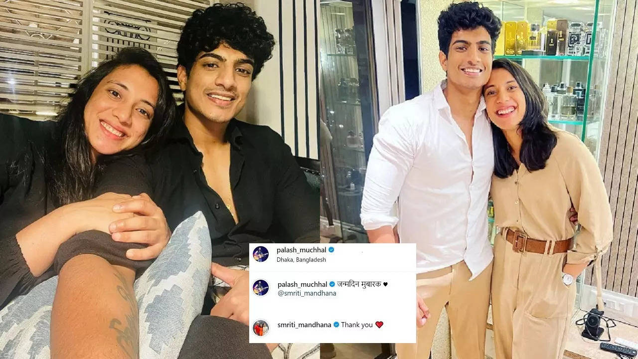 Palash Mucchal wishes Smriti Mandhana on her 27th birthday