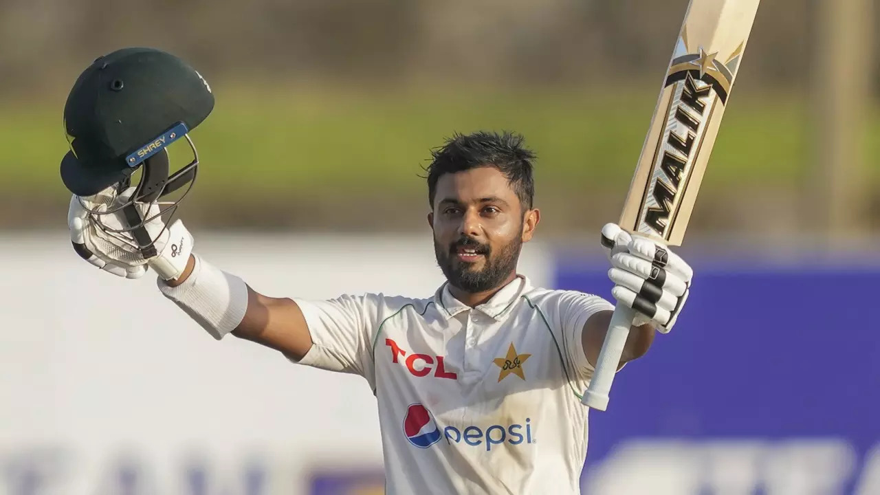 Saud Shakeel becomes 1st Pakistani batter to score double century in Tests in Sri Lanka