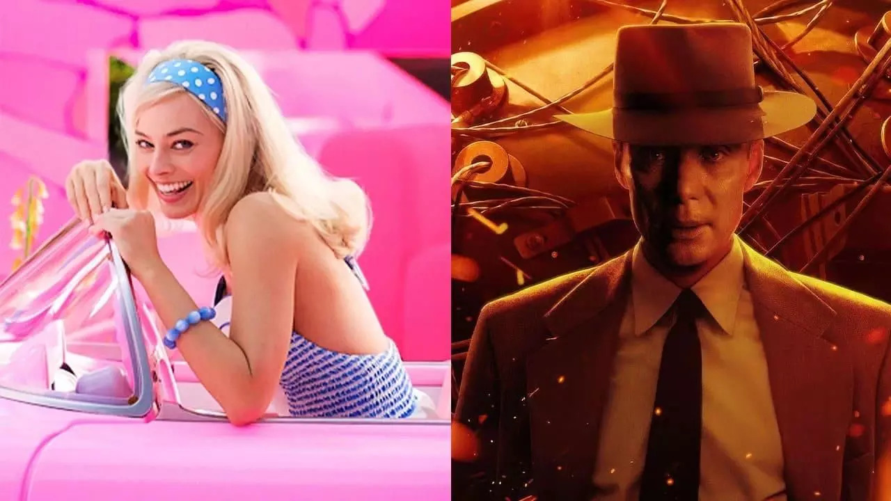 Barbie Vs Oppenheimer (Image via Twitter)